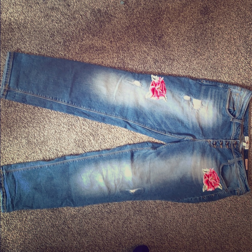 rose blue jeans never worn